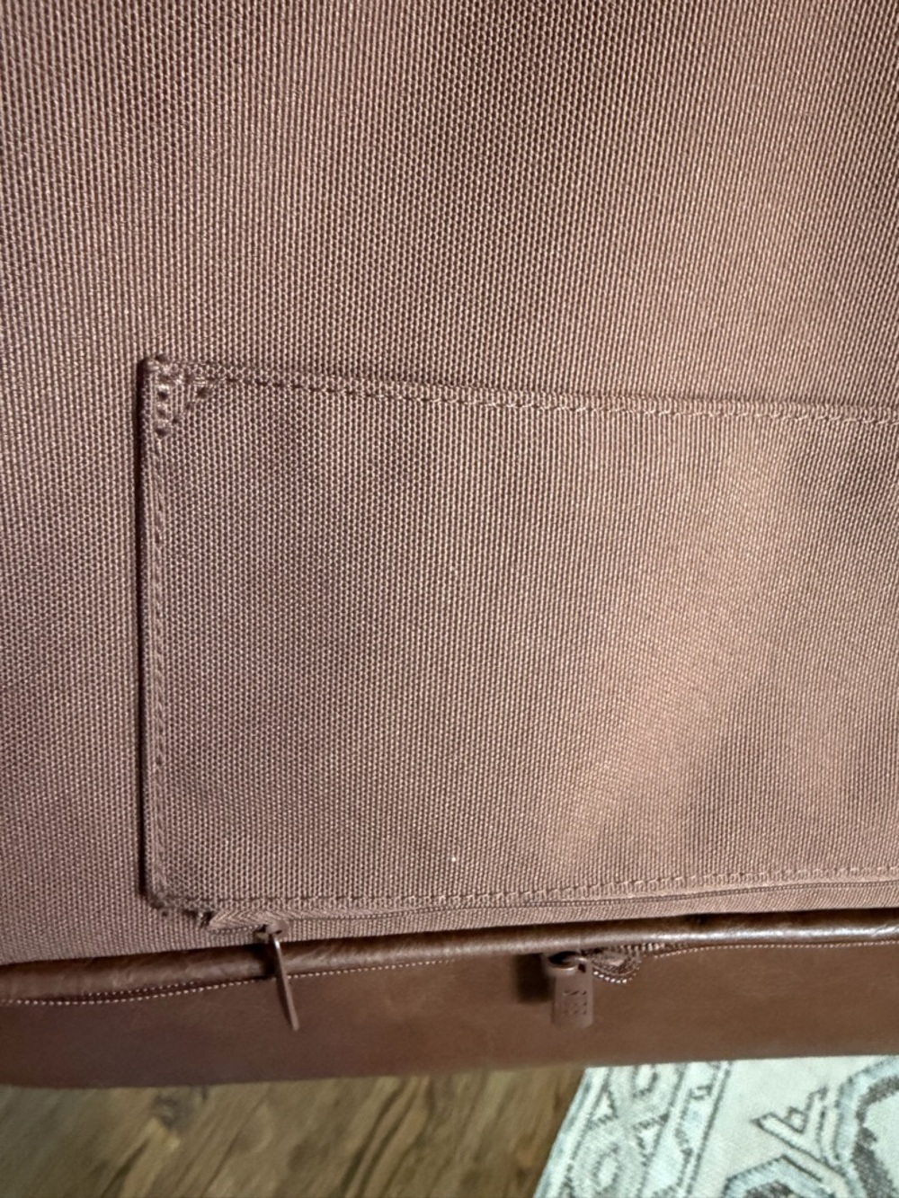 BEIS mini-weekender convertible bag in MAPLE - Picture 5 of 6